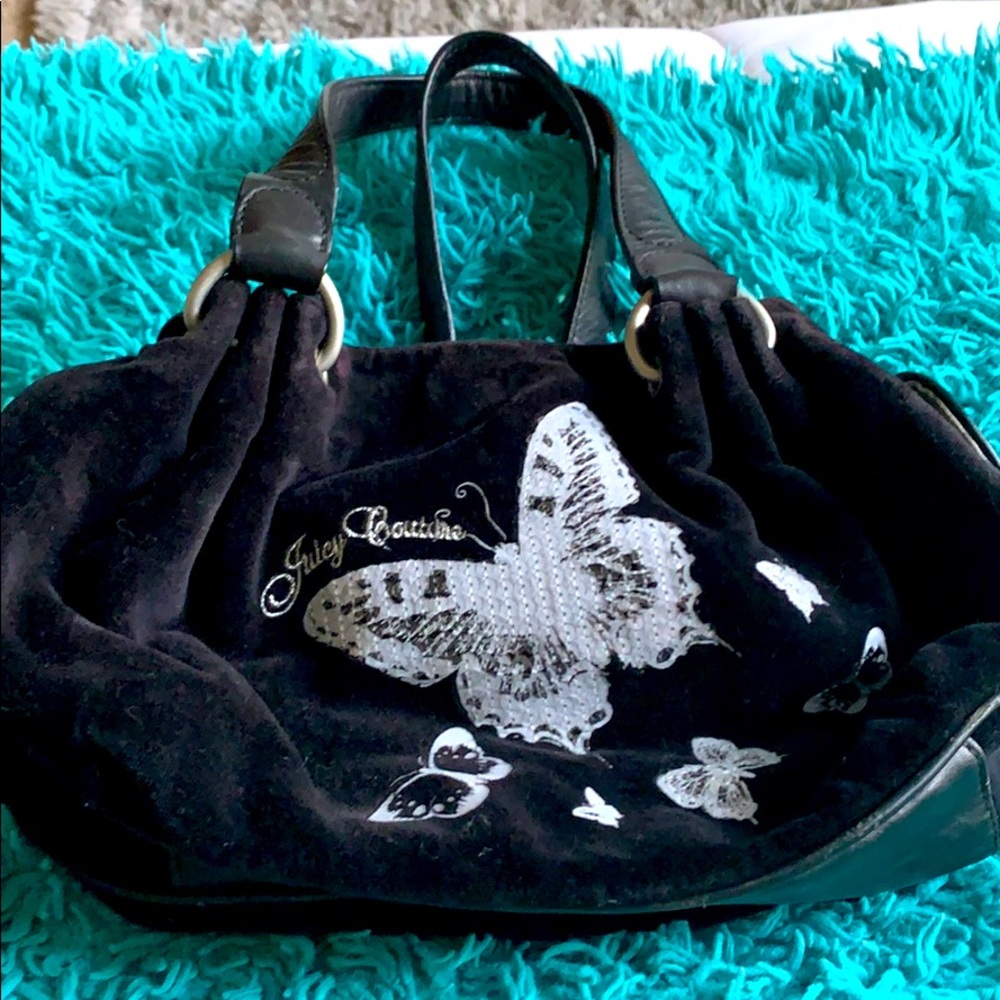 Juicy couture velvet purse